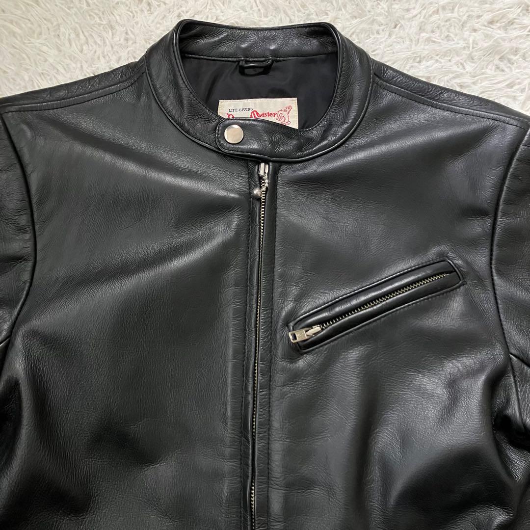 《美品珍品早い者勝ち》y'2 leatherシングルライダース本革リアルレザー