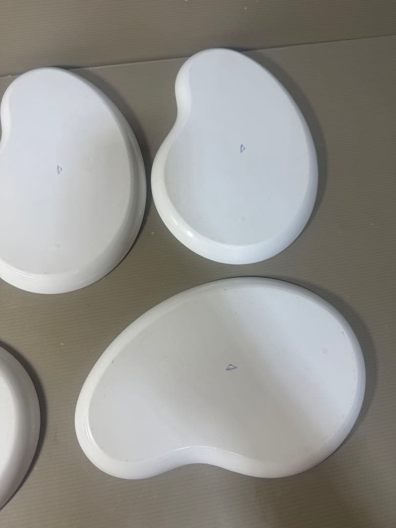 2521 深川製磁　瓢箪型　蝶文　皿　5客　未使用