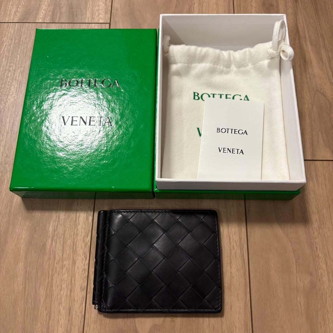 ✨希少カラー✨ボッテガBOTTEGA VENETAマネークリップイントレチャート