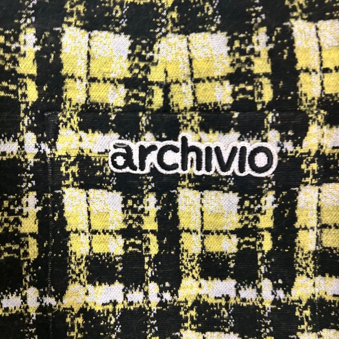 archivioアルチビオ チェック柄長袖セーター＆スカート　セットアップ　40