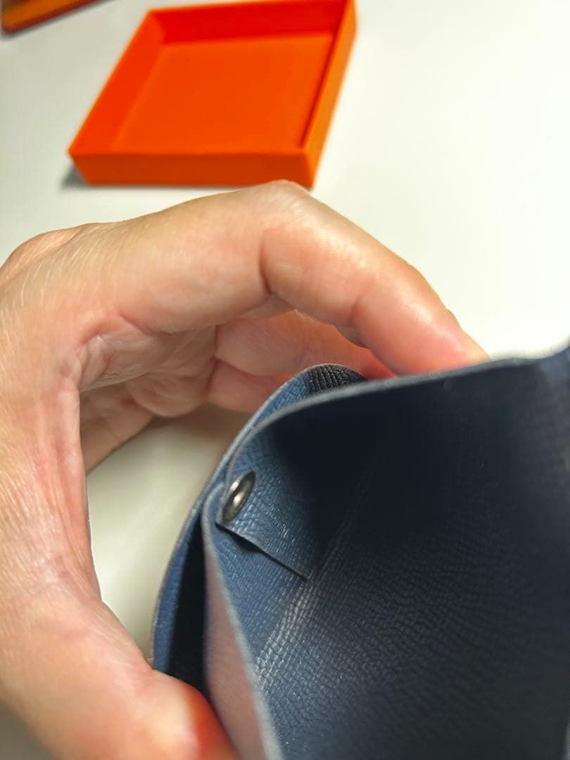 ★美品 エルメス バスティア ケース シェーブル ヴォーエプソン レザー