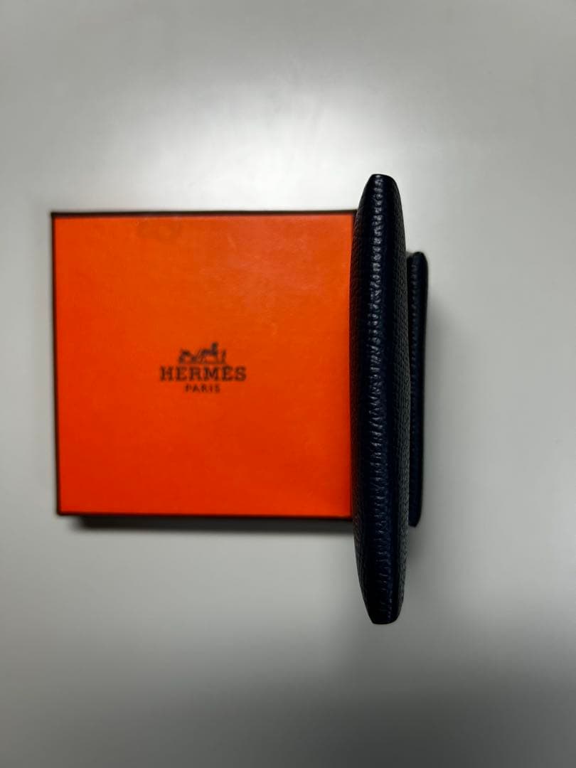 ★美品 エルメス バスティア ケース シェーブル ヴォーエプソン レザー