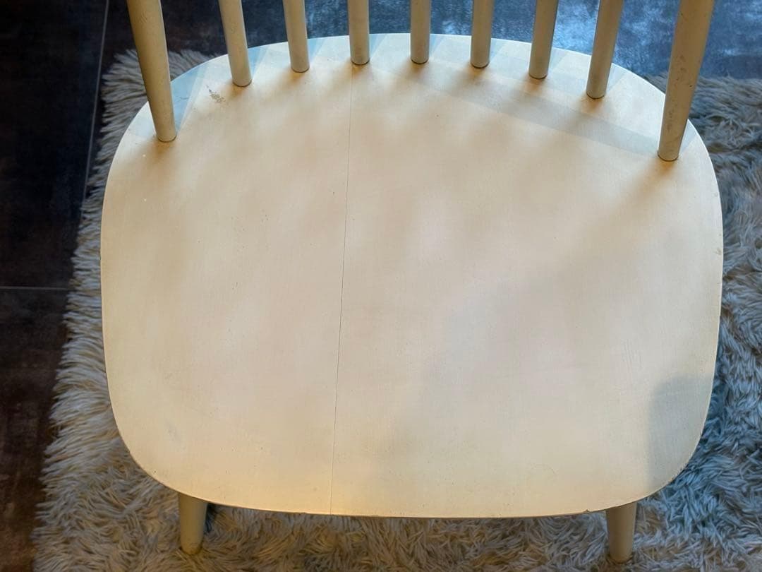 ①太平 ウィンザーチェア　ホワイト　ゴールドスミスチェア　2脚セット　IZ