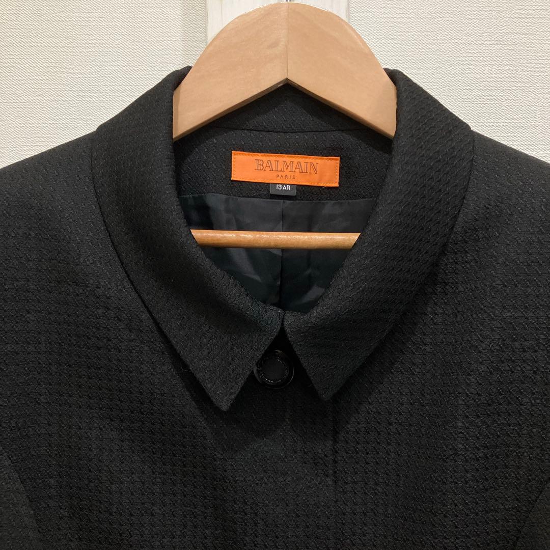 BALMAIN PARIS ブラック ジャケット フォーマル 冠婚葬祭 日本製