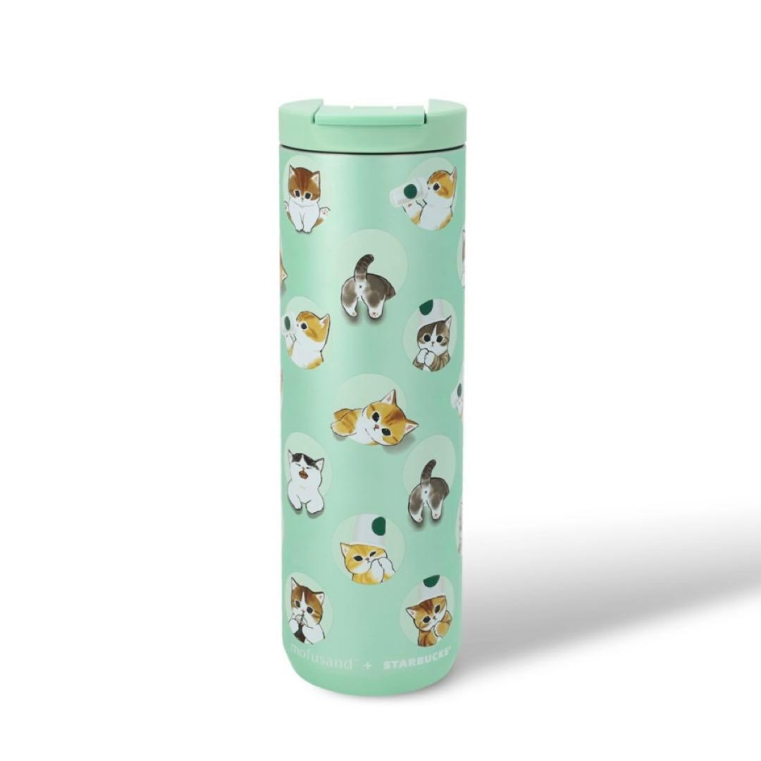 海外Starbucks♡Mofusandステンレススティールタンブラー水筒スタバ