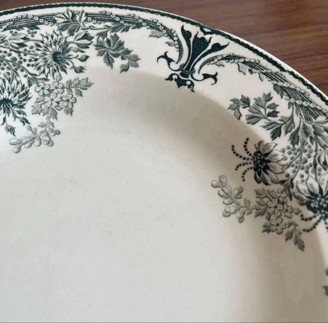 フランスアンティーク ♧ サルグミンヌ ♧ モリエール 24cm 深皿①