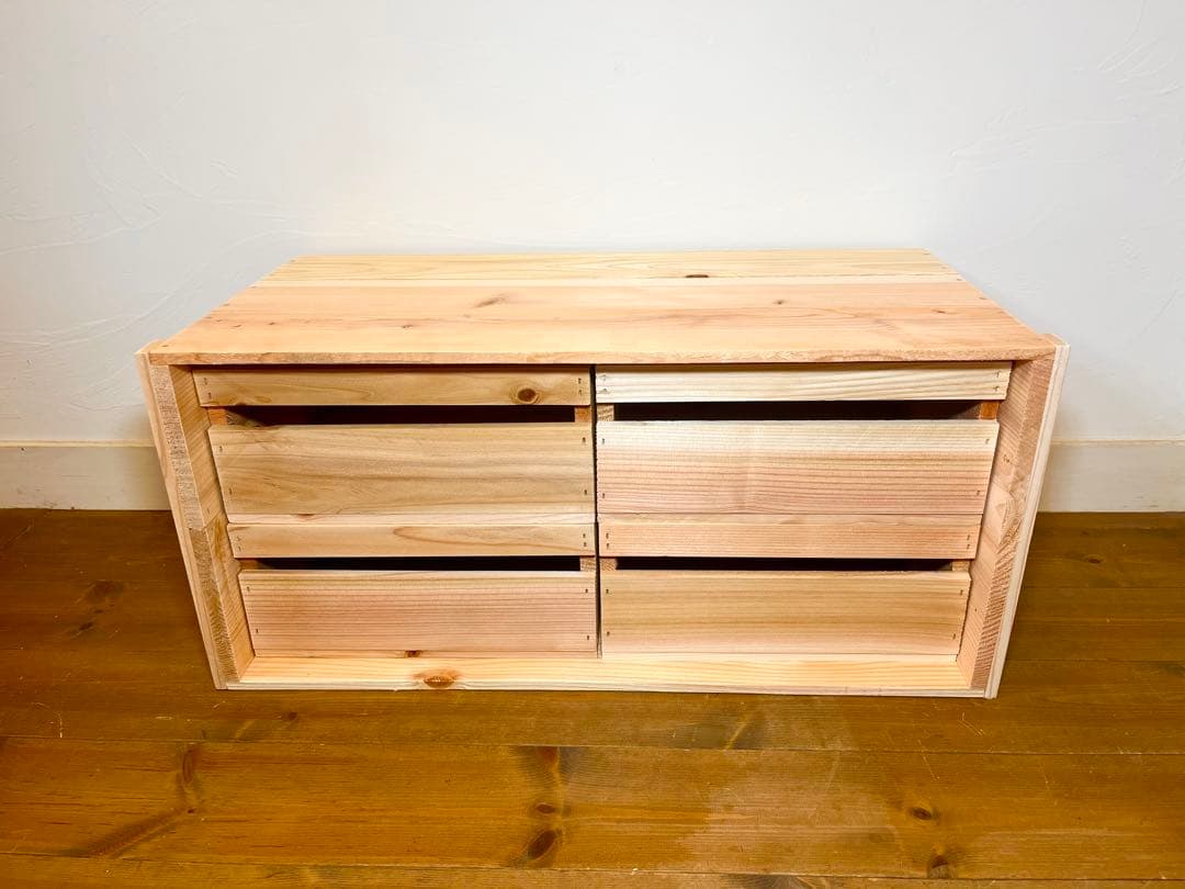 asaka-q出品 りんご箱 4箱 & 収納小箱 4箱