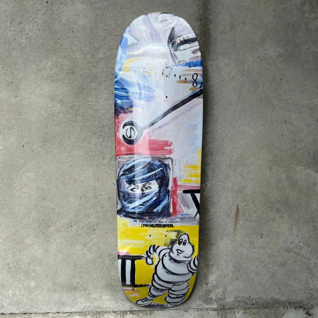 スケートボード Heated wheel Burnout 9.25