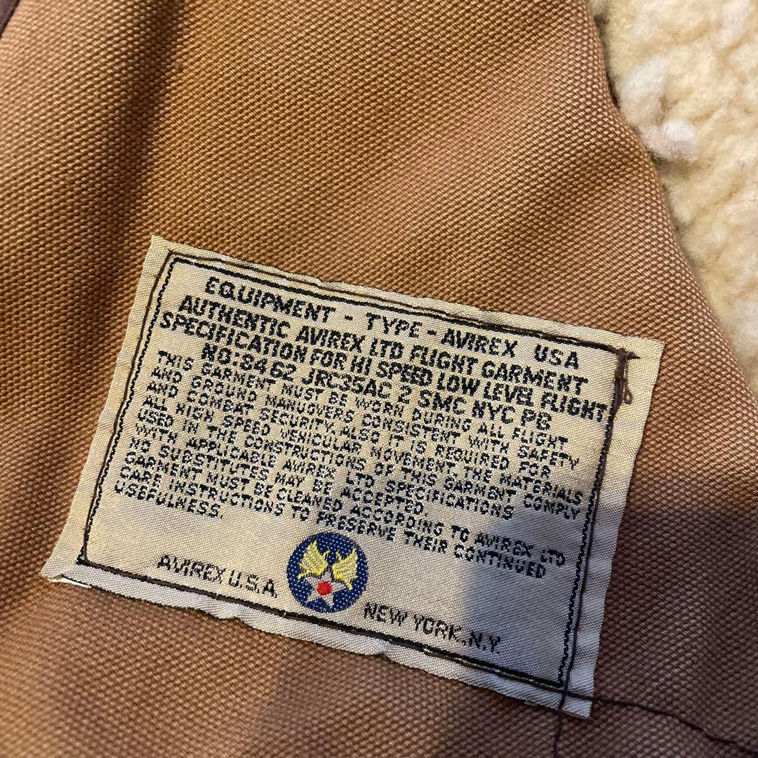 Avirex TYPE B-3 フライトジャケット 38