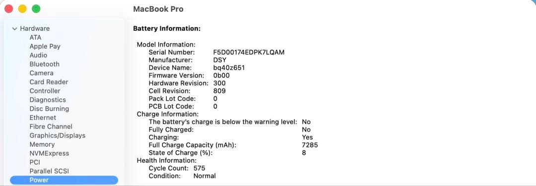 MacBook Pro 16インチ メモリ16GB/SSD512GB 2019