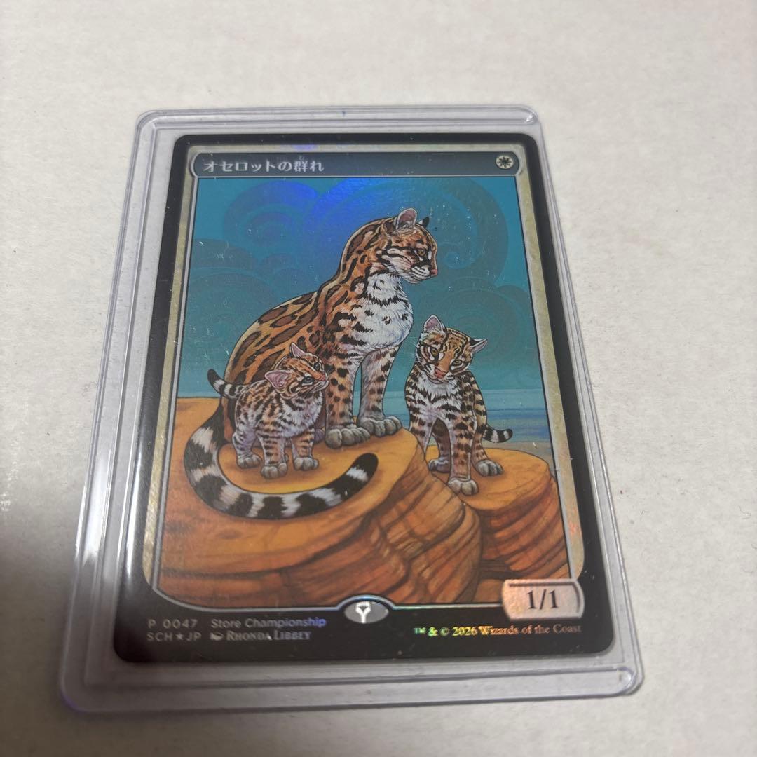 オセロットの群れ　ストアチャンピオンシップ優勝プロモ　MTG