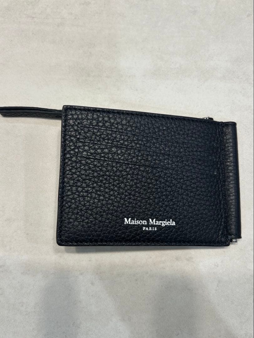 未使用！美品！Maison Margiela ブラック マネークリップ