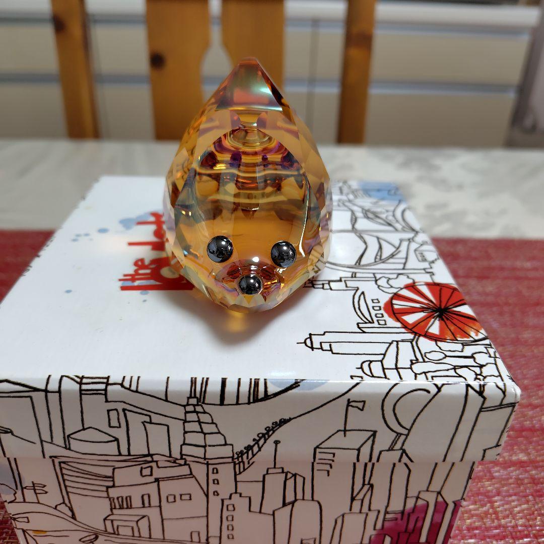 ラブロッツ　ハリネズミ　クリスタルガラス 大きい457gm　おすすめ