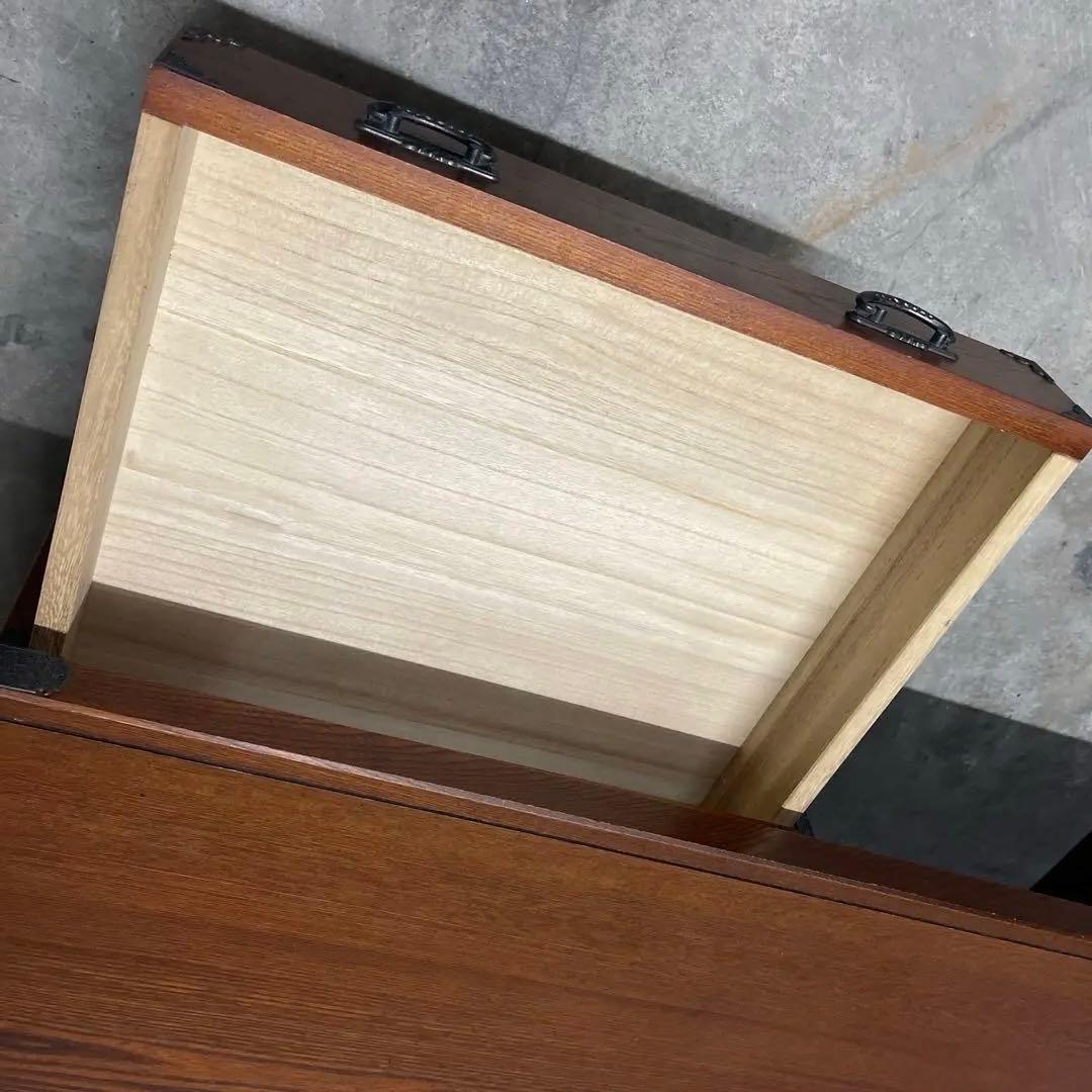 文机 座机 手造書机　写経　天板とりはずし自在　典雅文房