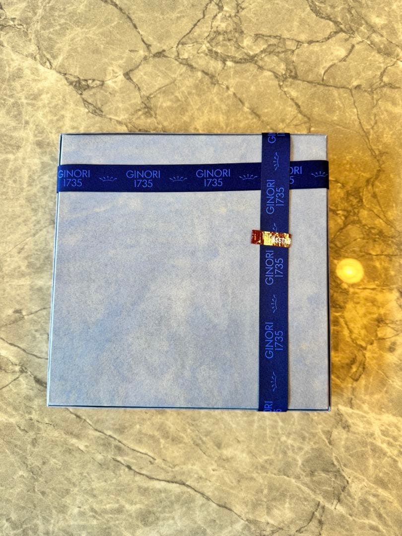 GINORI1735 プレート22cm ブラウン