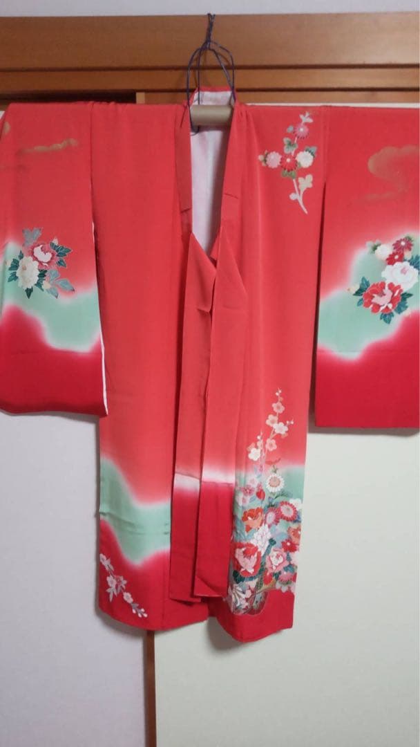 女児和装セット753 （　7才用　）正絹着物