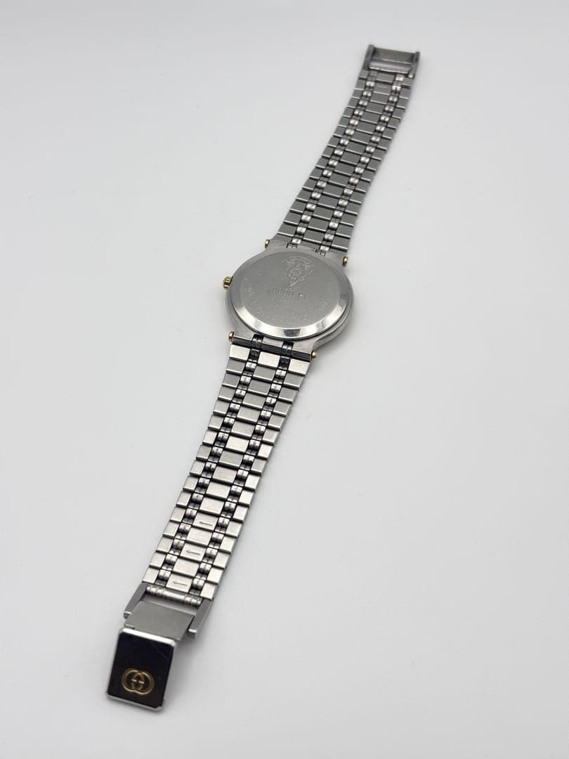 GUCCI グッチ 9000M 腕時計 クォーツ メンズ 2トーン デイト 稼働