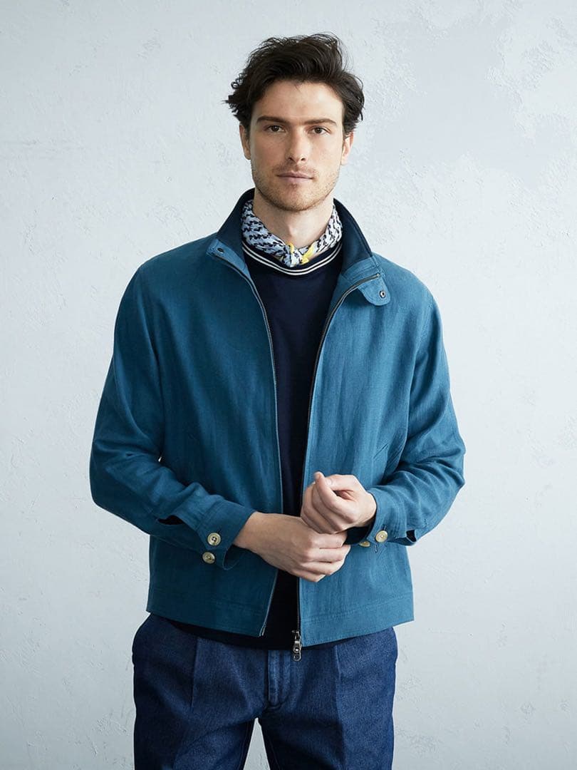 Aquascutum 現行 ハリントンジャケット スウィングトップ G-9 36