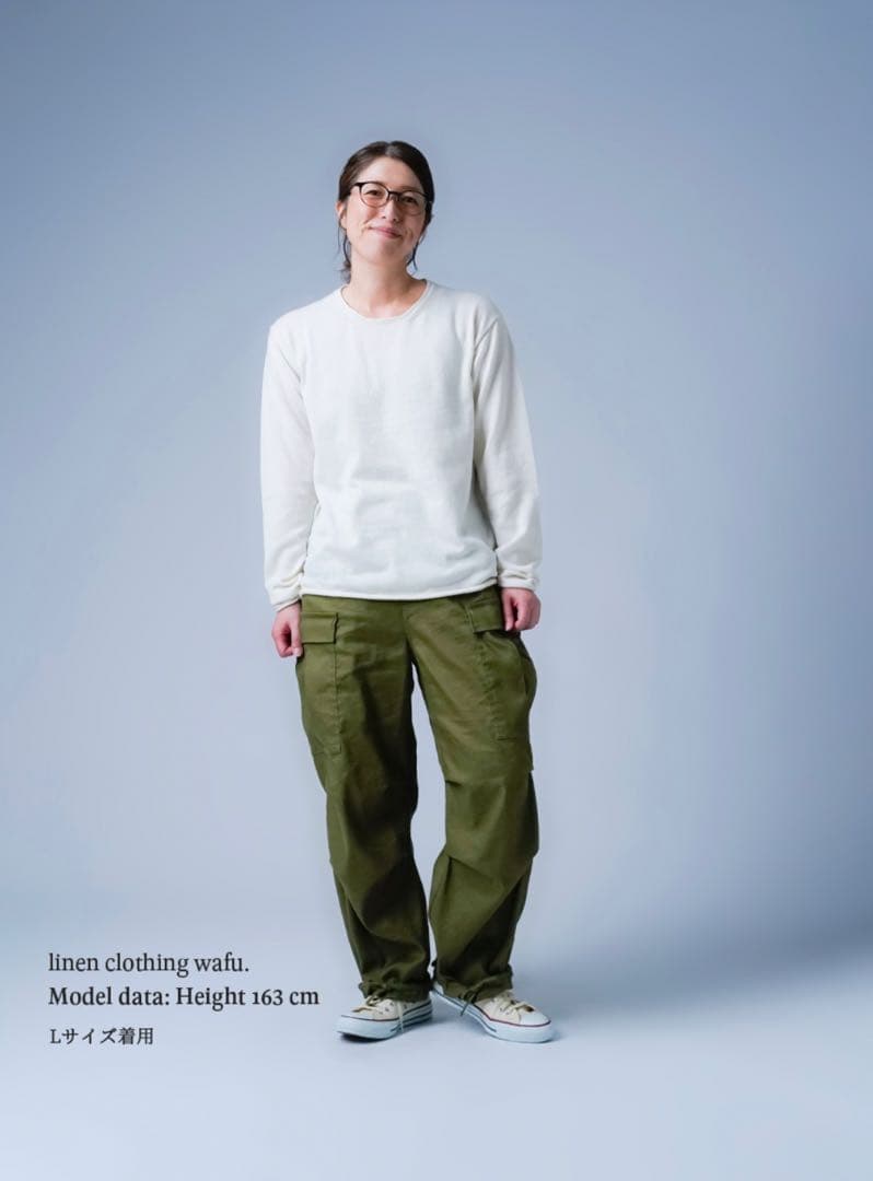 【最終値下げ】wafu カシミヤ　シルク　セーター インナー　ニット　リネン