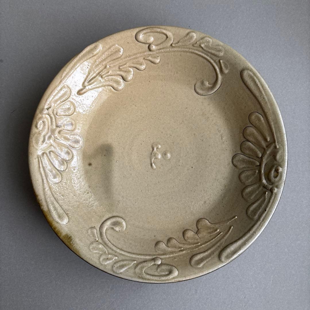 やちむん　大皿　沖縄　北窯　宮城　陶器　登り窯　中皿　深皿　読谷村　骨董　もやい