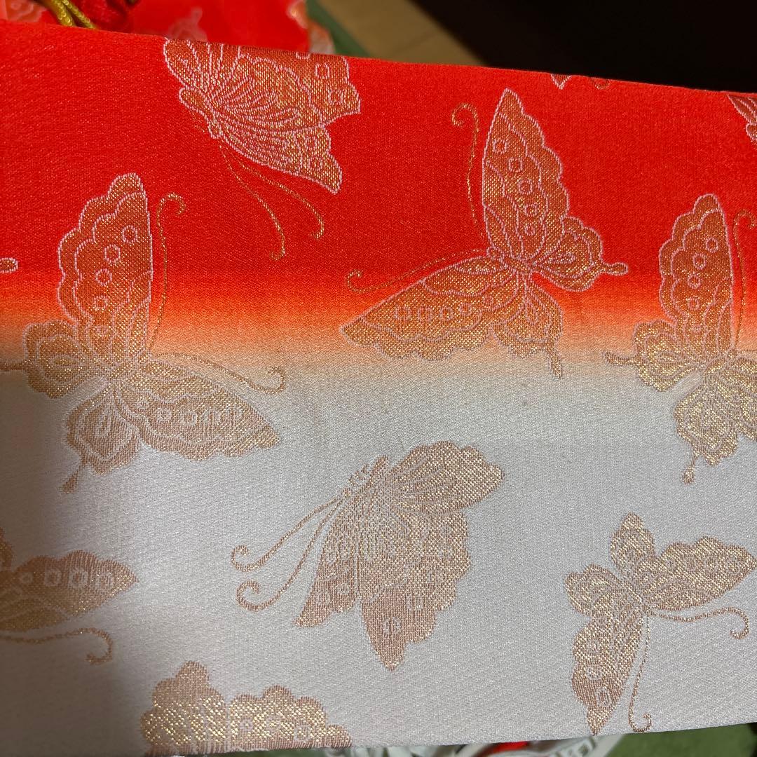 七五三七歳　帯　草履　バック　着物小物セット