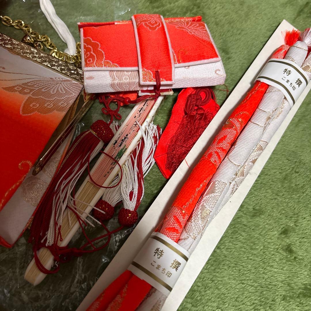 七五三七歳　帯　草履　バック　着物小物セット