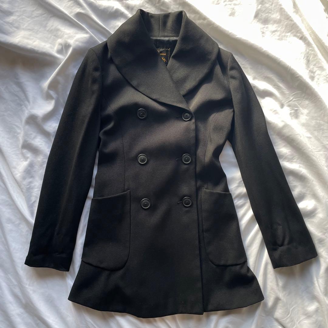 Vivienne Westwood ダブルブレスト コート ブラック 42