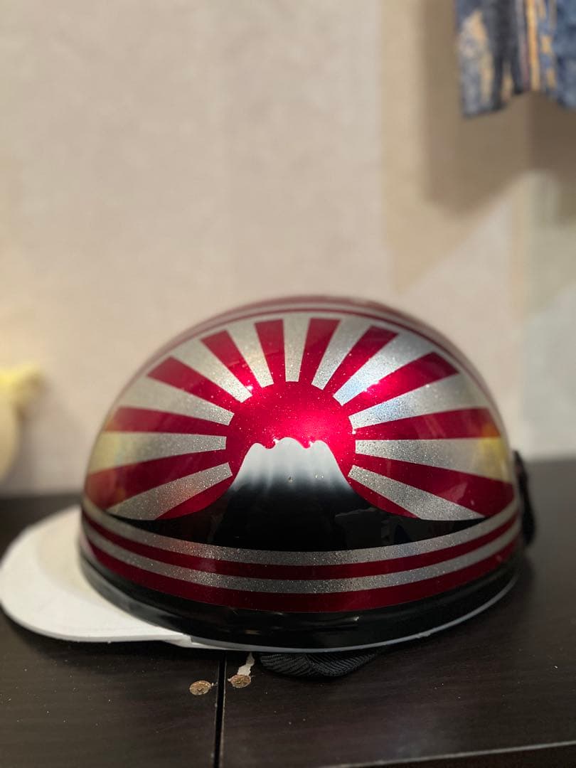 富士山デザイン 半帽ヘルメット