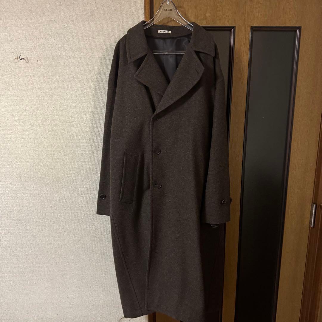 auralee 21aw ロングコート ブラウン サイズ4 オーラリー