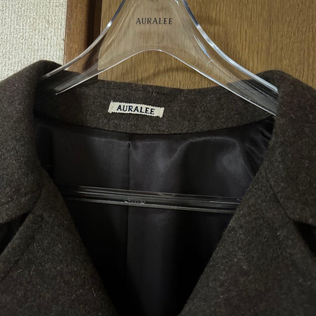 auralee 21aw ロングコート ブラウン サイズ4 オーラリー