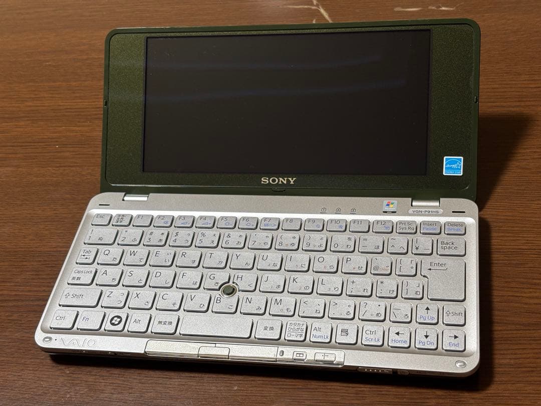 SONY VAIO Type P VGN-P91HS グリーン 動作確認済み