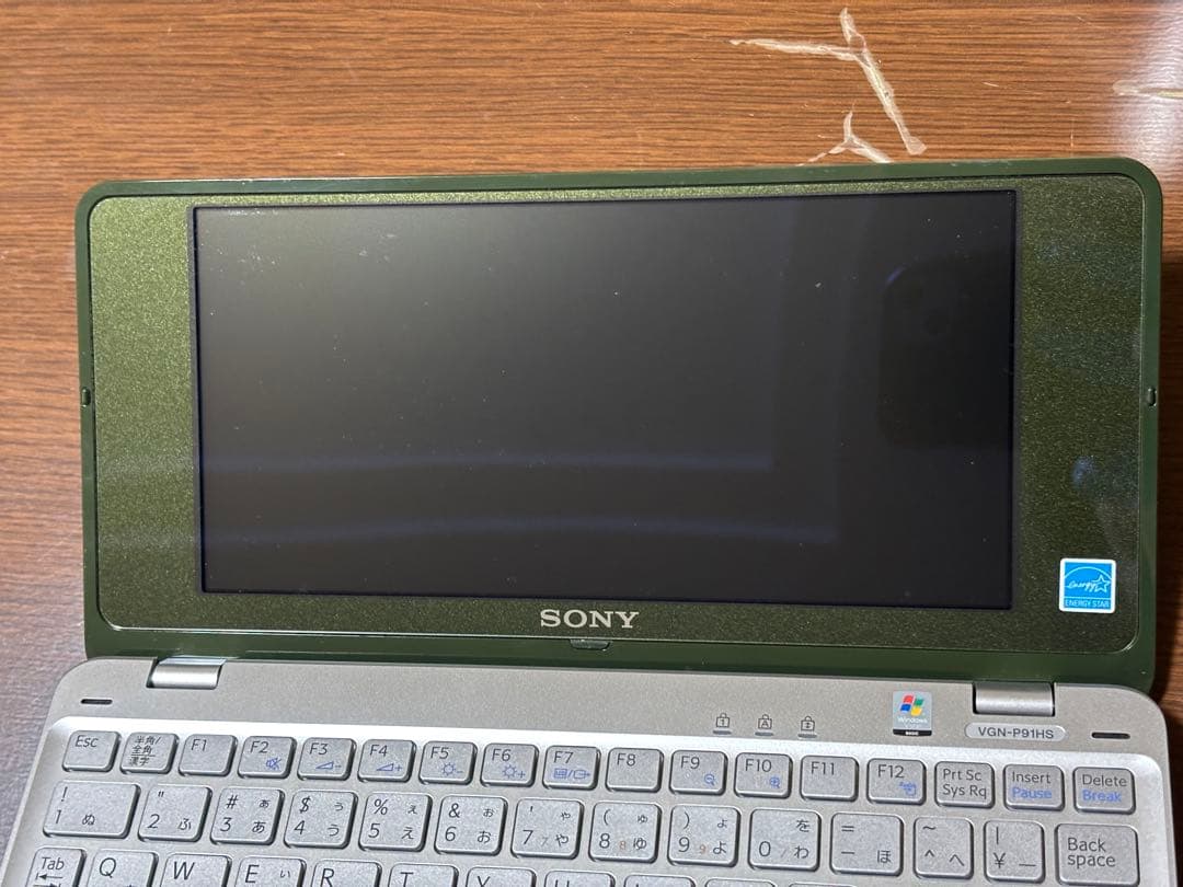SONY VAIO Type P VGN-P91HS グリーン 動作確認済み
