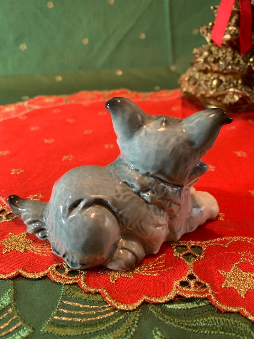 ゲーベル人形　西ドイツ製　陶器置物　ビンテージの可愛い3匹セットの仲良し兄弟！