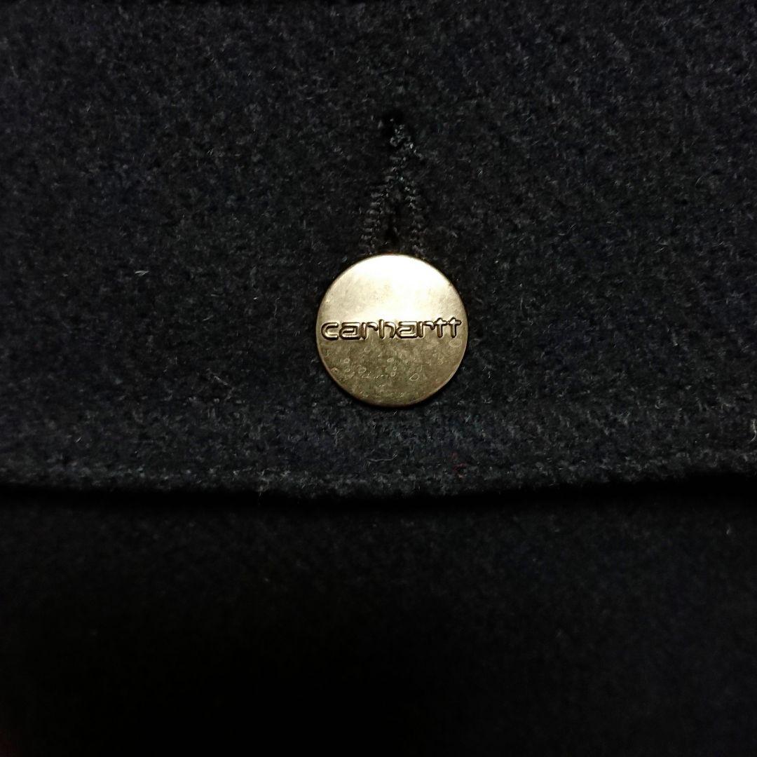 希少 カーハート WIP 刺繍ロゴ ウール ミシガンコート ブルゾン ジャケット