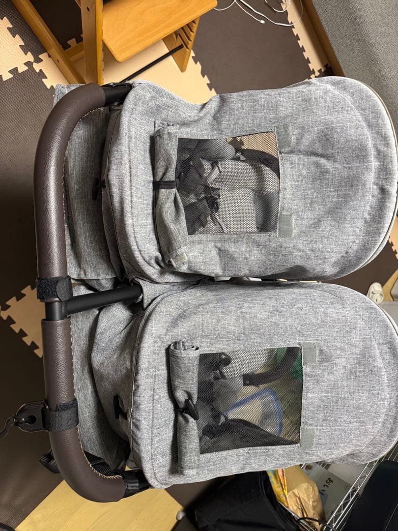 エアバギーココダブル　双子用ベビーカー　静岡県西部発 綺麗