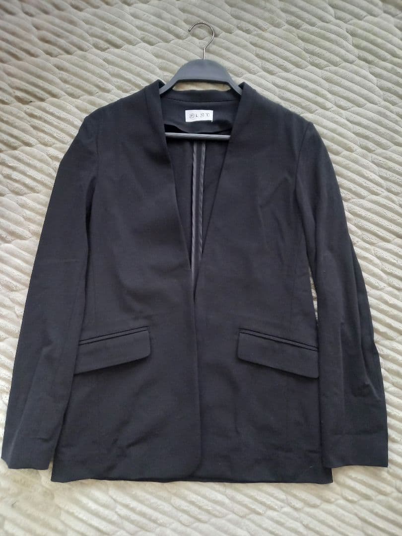 美品　PLST プラステ　ノーカラー　ジャケット　パンツ　セットアップ　　手洗い