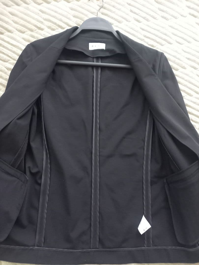 美品　PLST プラステ　ノーカラー　ジャケット　パンツ　セットアップ　　手洗い