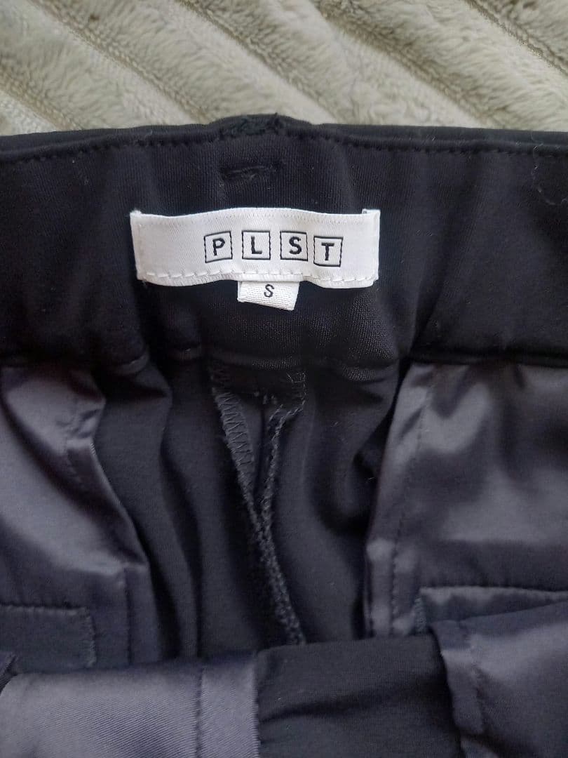 美品　PLST プラステ　ノーカラー　ジャケット　パンツ　セットアップ　　手洗い