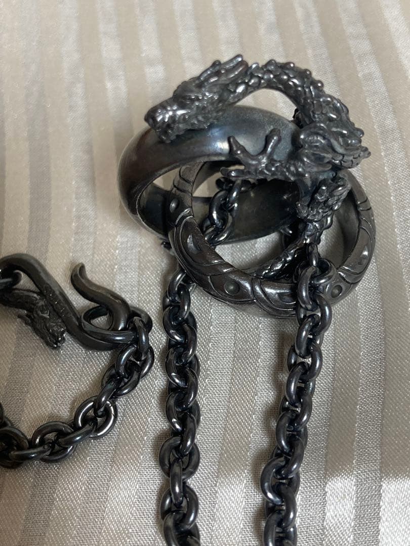 美品　MARS龍 ネックレス 925シルバー ブラック