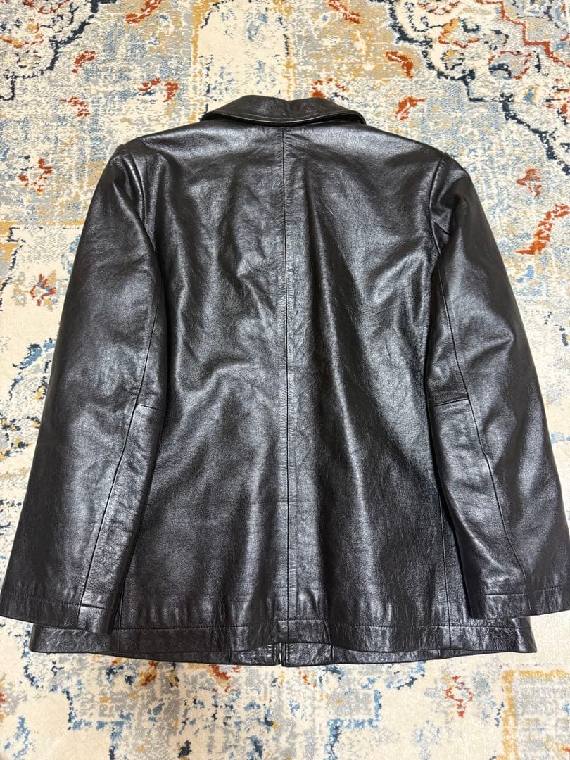 90s Lands' End レザージャケットラムスキン M