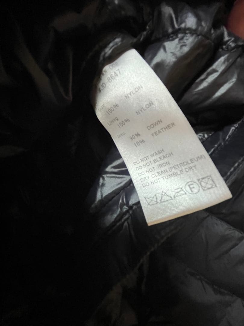 ふふ⭐︎DANTON ダウンベスト ブラック 38