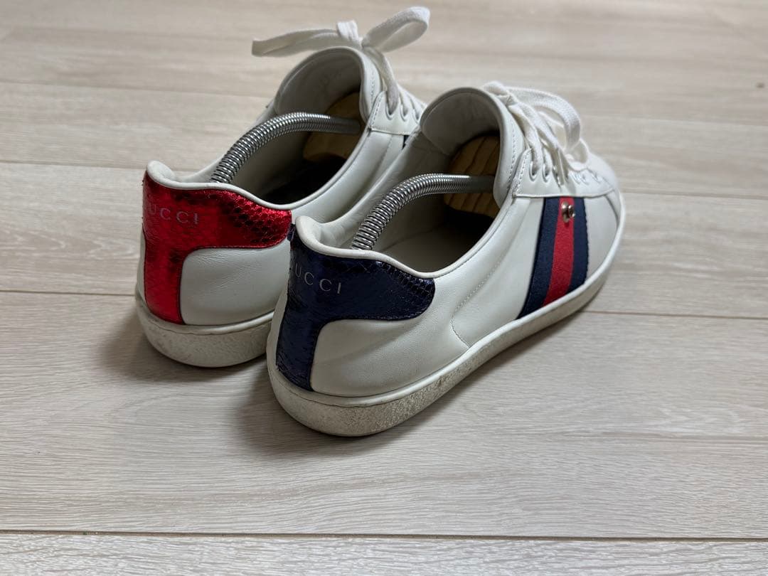 GUCCI メンズスニーカー　エース　9 2/1サイズ(27.5cm)