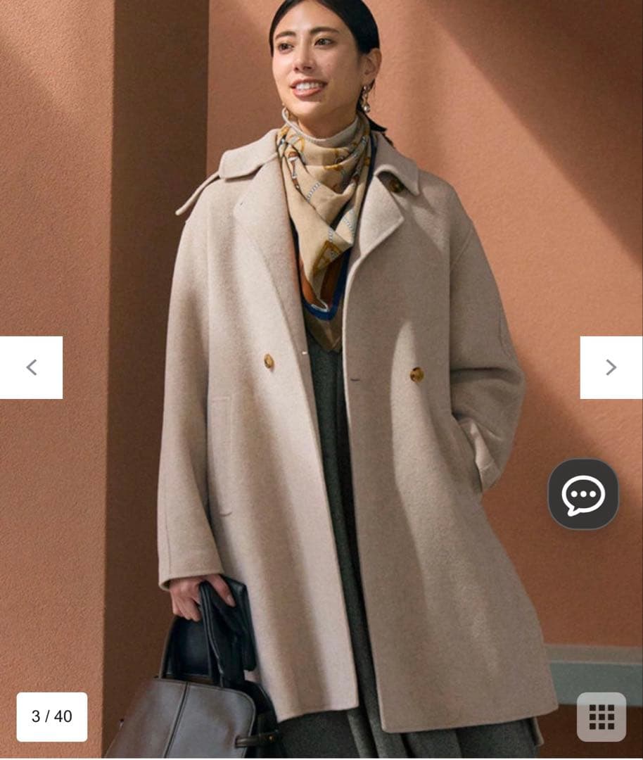 今季完売品　veryベストアウター大賞23区チェスターコート