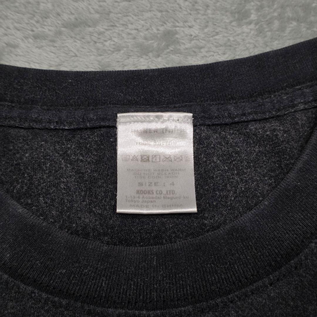 ナンバーナイン　スカルプリントTシャツ　4　黒　ドクロ　school　スカル