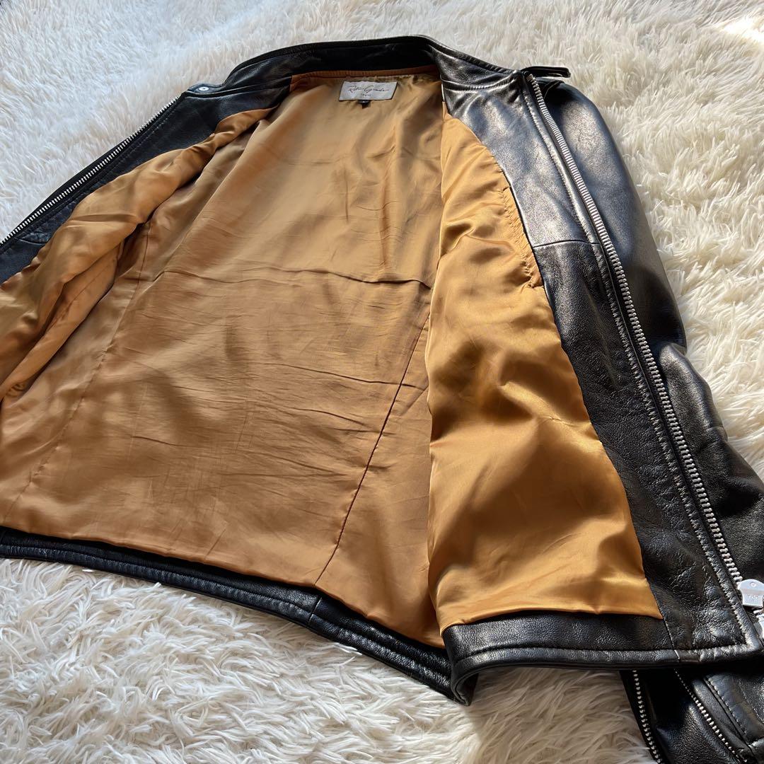 美品✨レトログレード　レザージャケット　シングルライダース　L ブラック　本革