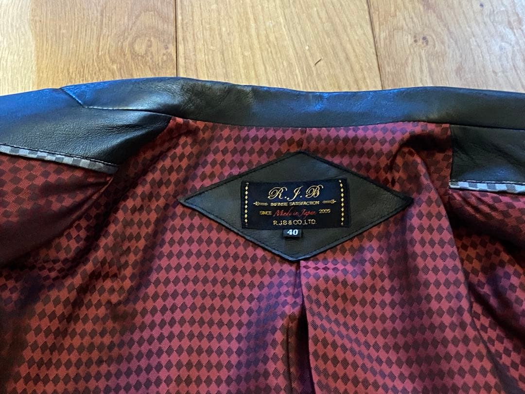 ひょろぼう　フラットヘッド RJB ラムレザージャケット