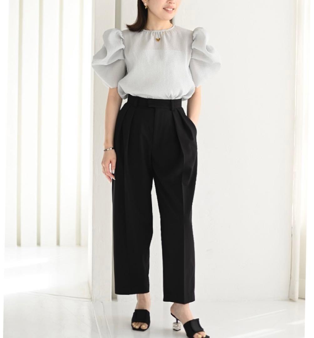 TREFLE＋1 トレフルプラスワン ハートシアートップス グレー　新品