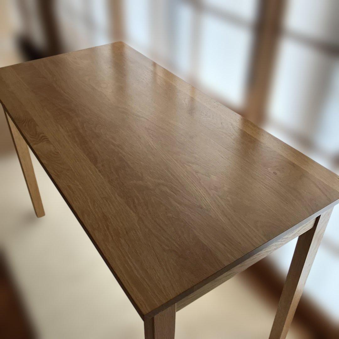 無印良品　デスク　勉強机　オーク材　Muji