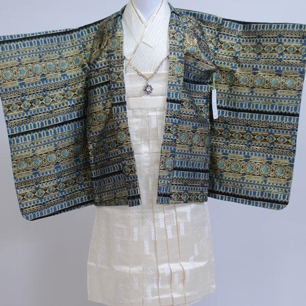 七五三 5歳 5才 新品 羽織 袴 着物セット 日本製 おりびとNO21242