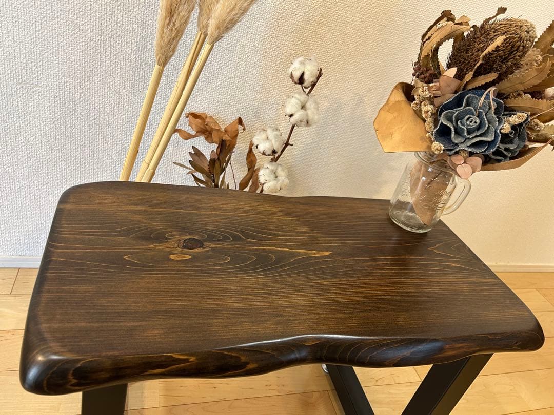 檜一枚板⭐︎ローテーブル★ワトコオイル⭐︎艶消しウレタン仕上げ
